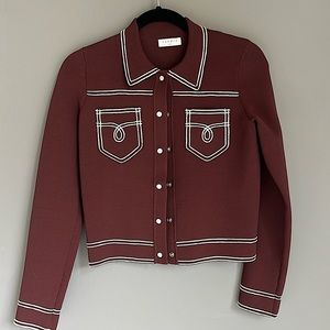 Sandro knit jacket